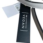 Atrie Vegan Crossbody Satchel – Woven Straw & Faux Leather Trim (NWT) Gray Photo 4