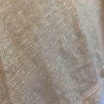 Lilly Pulitzer Womens XS Gold Sand Dune Linen Inara Short Sleeve Tee Coastal Photo 3