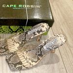Cape Robbin New  Snakeskin Pattern Heels Photo 0