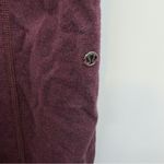 Lululemon women's 4 joggers sweatpants burgundy with contrast waistband Photo 3