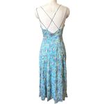 Karina Grimaldi NWT  Sparkly Metallic Long Floral Dress Size Small Photo 3