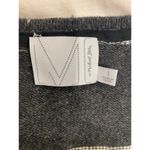 Michael Stars M by Sequin Striped Scoop Neck Sweater Tank Black Cream Women's 1 Photo 3