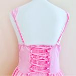 SheIn  Pink Sleeveless Crisscross Smocked Dress. Photo 6
