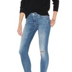 MOTHER DENIM High Waisted Looker High Five Knee Hole Jeans Photo 11