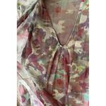 IRO $484 4/6 M (2) Swan Sheer Silk Mini Dress Camo Drop Waist Pink Flapper Photo 6