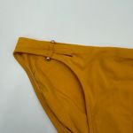 Robin Piccone Ava Luca Bikini Bottoms SZ Extra Small Barbell NWOT Mustard Swim Photo 8