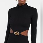 Staud Arlette Cutout Maxi Dress XL Gold Photo 4