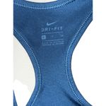 Nike NEW  Dri-Fit Swoosh Light Support Non-Padded Sports Bra Blue Black Size S Photo 2