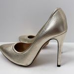 IRO Stiletto Heels Size 36 Paris Designer gold metallic buttery leather Photo 12