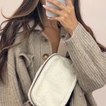 Ivory Sherpa Belt Bag White Photo 2