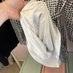 Alex Marie Black and White Sheath Dress with Bishop Sleeves Photo 8