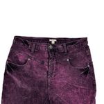 Ecote Ecoté Velvet High Waisted Tapered Purple Pants Size 32 Boho Hip Hop Urbancore Photo 2
