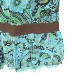 new skinny minnie 𑁍 Mixed Floral Print Mini Sun Dress 𑁍 Blue + Black 𑁍 Large Photo 2