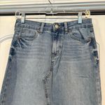 Sincerely Jules High Slit‎ Denim Maxi Skirt Size 1/25 Blue Photo 2