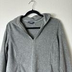 Lands' End Women’s Lands’ End Grey Soft Quarter Zip Jacket Photo 6