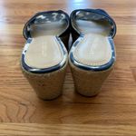 Arturo Chiang  Blue Denim‎ Espadrille Wedge Slides Photo 3