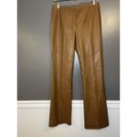 Pelle Studio Wilsons Pants Womens 10 Brown Leather High Rise Bootcut Lined Photo 1