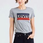 Levi's  Gray Classic Logo Short Sleeve Crew Neck Tee Photo 1