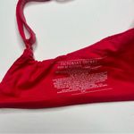 Victoria's Secret  Cherry Red Lined Demi Bra 34C Adjustable Straps Photo 3