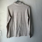 LL Bean Shirt Womens Medium Striped Turtleneck Long Sleeve Multicolor Stretch Photo 6