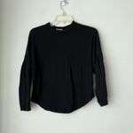 Dazey LA  Black Puff Sleeve Long Sleeve Tee S Photo 4