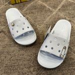 Crocs Clueless Tai Slide Mineral Blue Women's 8 Photo 0