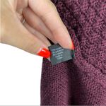 Lane Bryant Cable Knit Shimmer Metallic Pullover Sweater in Purple Size 22/24 Photo 11