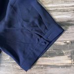 Bohme Böhme‎ Navy Wrap Dress Size Large Pockets  Midi Belted Classic Chic Style Photo 10