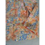 Coldwater Creek  Women's Jacket Size 10 Button Front Long Sleeve Floral Blazer Photo 4