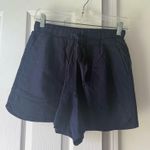 Universal Threads Universal Thread Linen Shorts Navy Photo 0