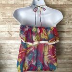 True Freedom Multi colored halter blouse XL Photo 4