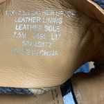 Tory Burch Lola Jute Sandals Woven Nautical Summer Boho Blue Heeled Navy Blue Photo 7