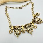 J.Crew  Rhinestone Jadeite Brulee Crystal Bib Statement Necklace Photo 4