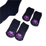 I Love My Cat Matching Pet Socks Navy Blue Women’s One Size 4 Photo 1