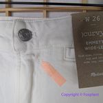 Madewell New!  The Curvy Emmett‎ Wide-Leg Jean in Tile White, size 26 Photo 7