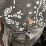 Free People NWT Makai Distressed Cut-Off Shorts in Black Photo 10