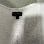 Banana Republic NEW  Linen-Blend Cropped Bustier White Size 16 Minimalist Staple Photo 5