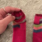 Fingerless Winter Mittens Pink Photo 2