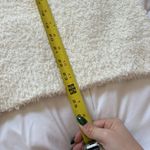 Aerie Fuzzy Heart Hoodie Sweatshirt White Cozy Sweatshirt Womens Size Medium Photo 3