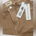 L'Agence  Women's Margot High-Rise Skinny Nude White Coat Contrast Size 25 NWT Photo 4