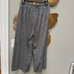 Maeve Anthropologie  Plaid Womens Wide Legged Cropped Black Grey Plaid Pants XS Photo 4