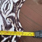 Enfocus Studio  Brown and White Midi Dress Photo 5