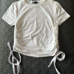 Splash White Cinch-side T-shirt Photo 1