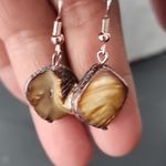 Beachy Bronze Shell Sead Bead and Crystal Long Necklace with Matching Earr… Silver Photo 1