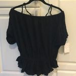 Free People Shades of Cool Top Black Size Small Photo 6