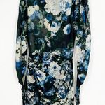 ZARA  Floral Gathered Mini Dress M Photo 0
