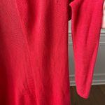 Lilly Pulitzer Tatum Open Cardigan Sweater Spicy Coral Tassel Fringe $128 S Photo 4