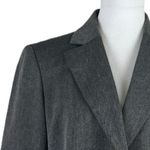 United Colors Of Benetton Benetton Blazer One Button Notch Lapel Classic Charcoal Gray Women’s Size 12 Photo 9