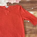 A pea in the pod  Orange Maternity Sweater Photo 2