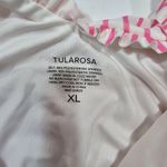 Tularosa Bettie One Piece in Pink & White Stripe Photo 7